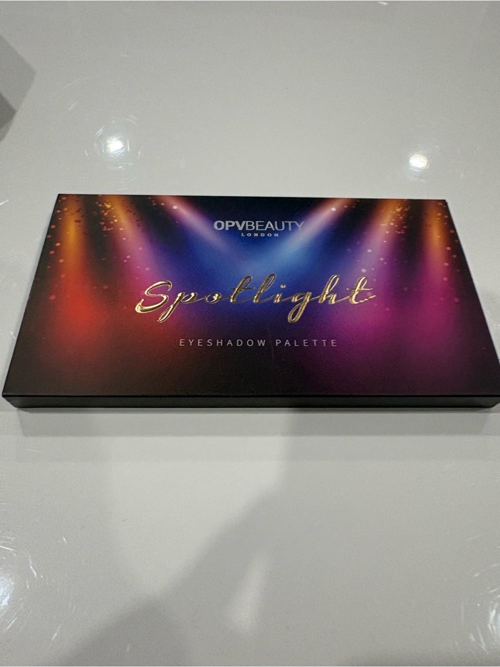 OPV Beauty Spotlight Eyeshadow Palette — Purple & Gold Shades